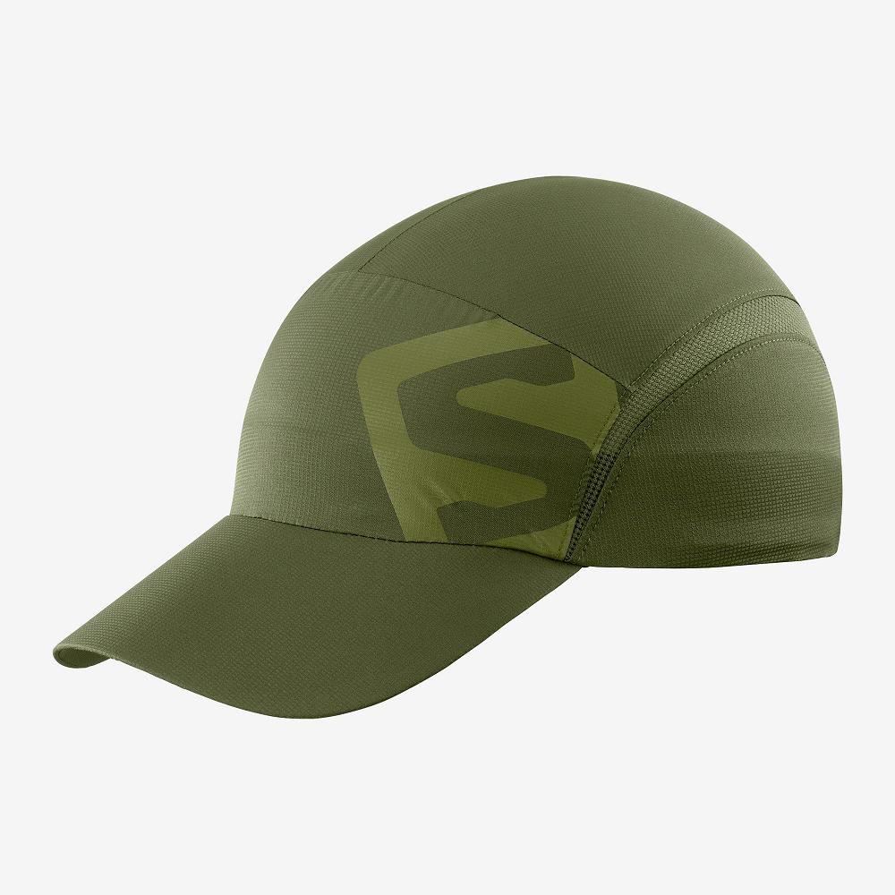 Salomon XA Gorras Hombre - Verde - Colombia (51478-PJAG)